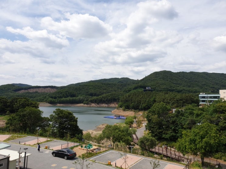  마장호수 출렁다리 체험 그리고 주차장