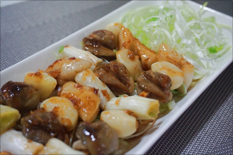  달팽이데리야키소스 꼬치구이 만들기