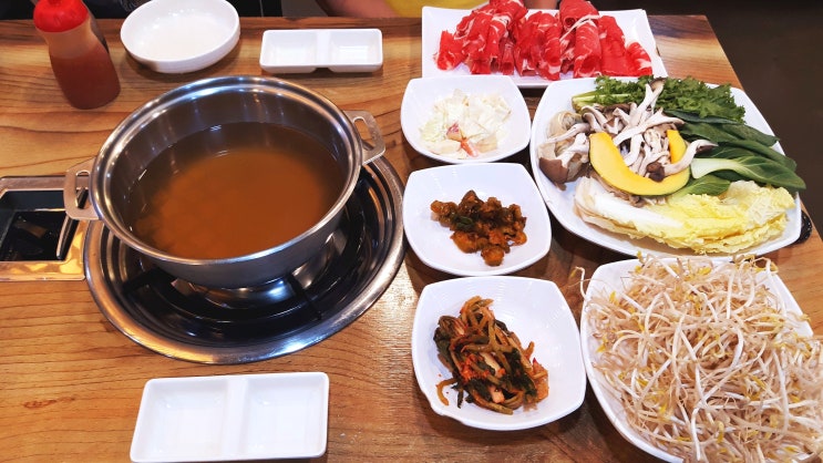  [합정 맛집] 풀코스로 즐기는 합정동샤브샤브 맛집 "사랑채 샤브랑 오리"