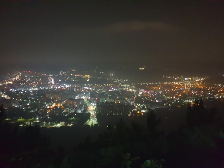  창원 안민고개 야경