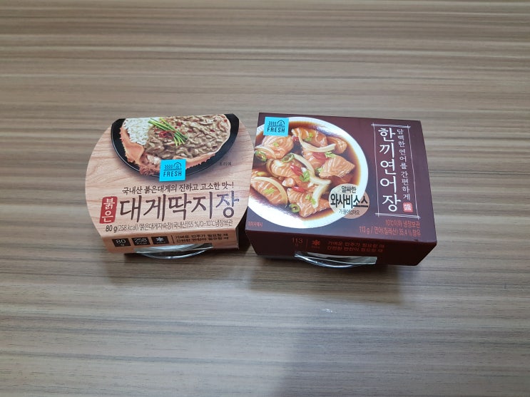  자취생 반찬 편의점 연어장과 대게장으로 해결! 더 맛있게 먹는 방법 추천 (w/ GS25 대게딱지장, 한끼연어장)