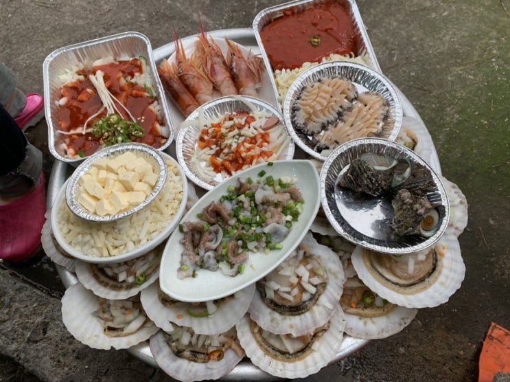  부산 송도 암남공원 조개구이 맛집 '해물나라 총각집' 추천