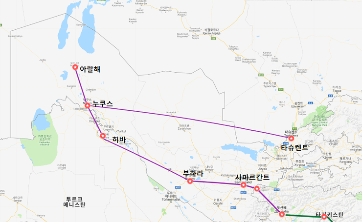  우즈베키스탄 여행 루트 및 일정, 우즈베키스탄 배낭여행 마무리. 