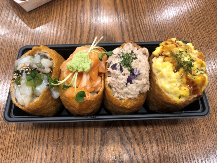  <인천 스퀘어원 맛집> 3층 FOOD FACTORY "공수간, 수장"에서 대왕 수제 유부초밥 + 분식 먹방 후기