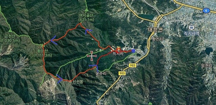  천생연분의 사백서른 세 번째산행=경북(김천):황악산(1,111m)