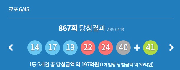  로또 867회 당첨번호, 1등 당첨 지역은 도대체 어디?