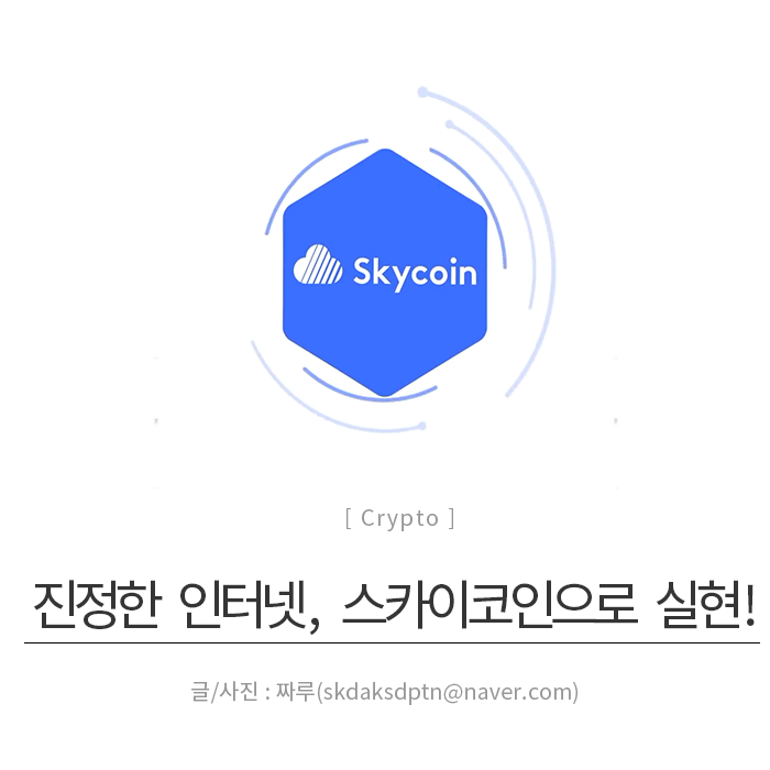  블록체인과 스카이코인(skycoin)으로 만드는 차세대 인터넷