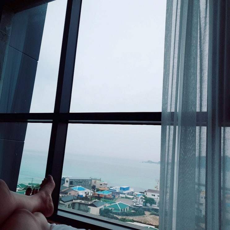  협재 숙소 추천, 바다가 보이는 호텔 르메인. (feat.전기차 충전기)