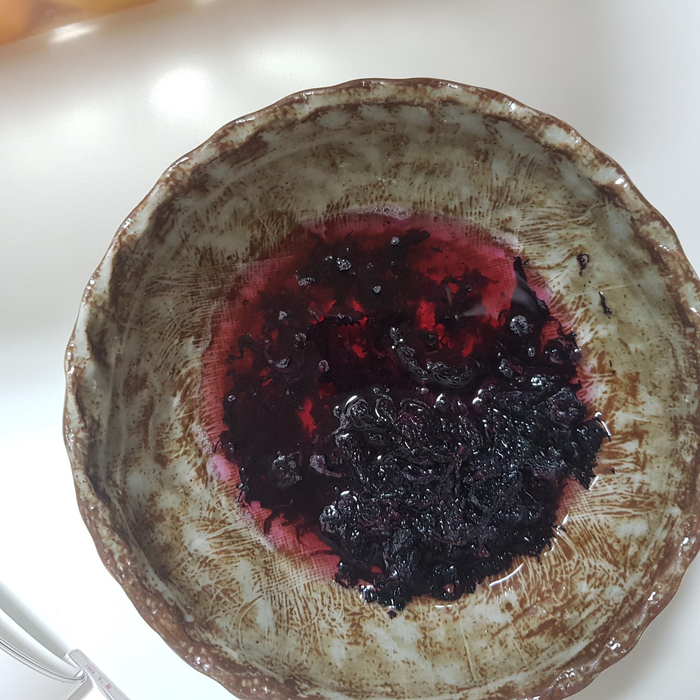  [요리]우메보시 만들기 (2)적차조기 절임