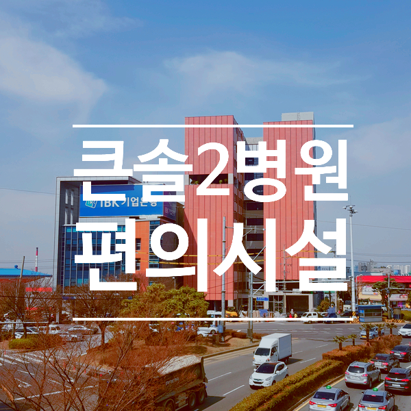  큰솔2병원 편의시설