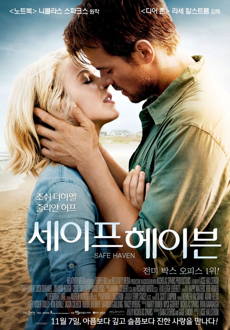 영화 세이프 헤이븐(Safe Haven, 2013) 다시보기, 후기, 결말, 줄거리