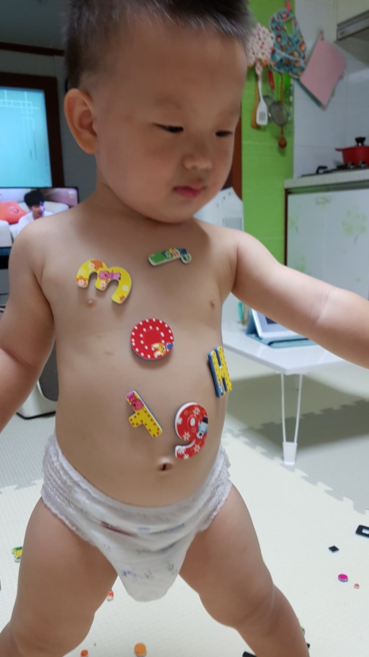  생후22개월 주말 동춘근린공원,자석놀이