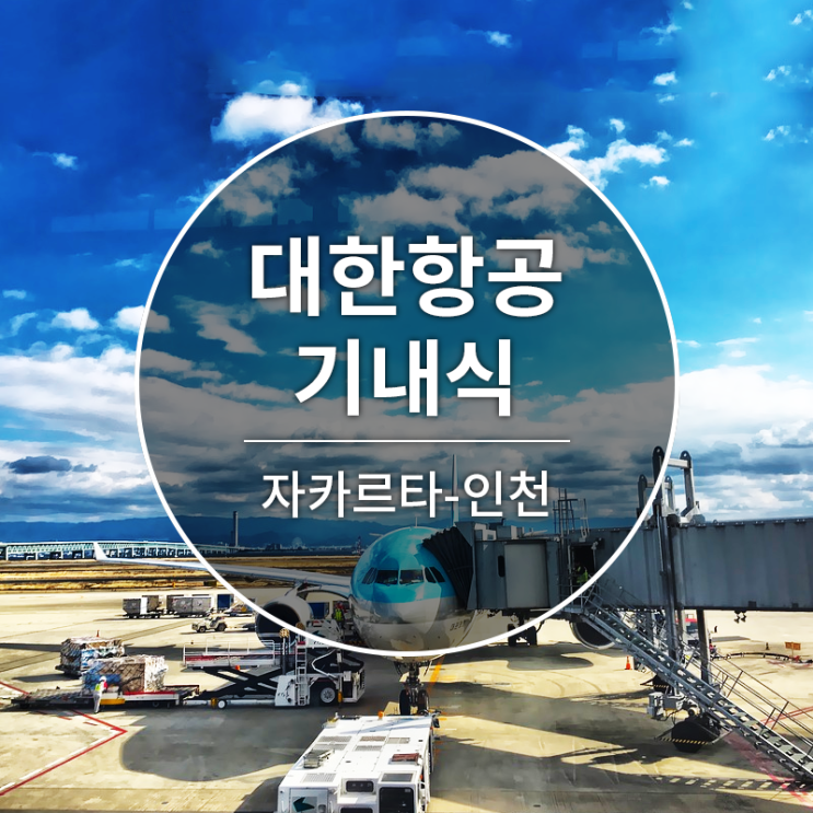  [대한항공][KE628][자카르타-인천]기내식!