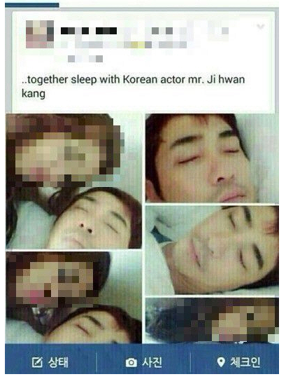  강지환 필리핀 사진, 다시 도마위로 논란!