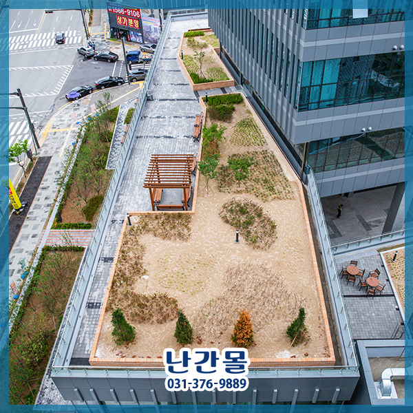  동탄 풍산건설 더퍼스트타워3차 유리 난간