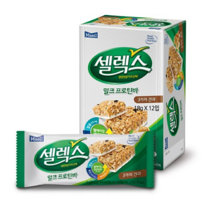  매일유업셀렉스(10% 할인)매일유업 셀렉스 밀크 프로틴바 견과맛