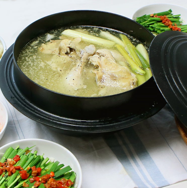  닭한마리 칼국수 레시피 삼계탕보다 시원해요~