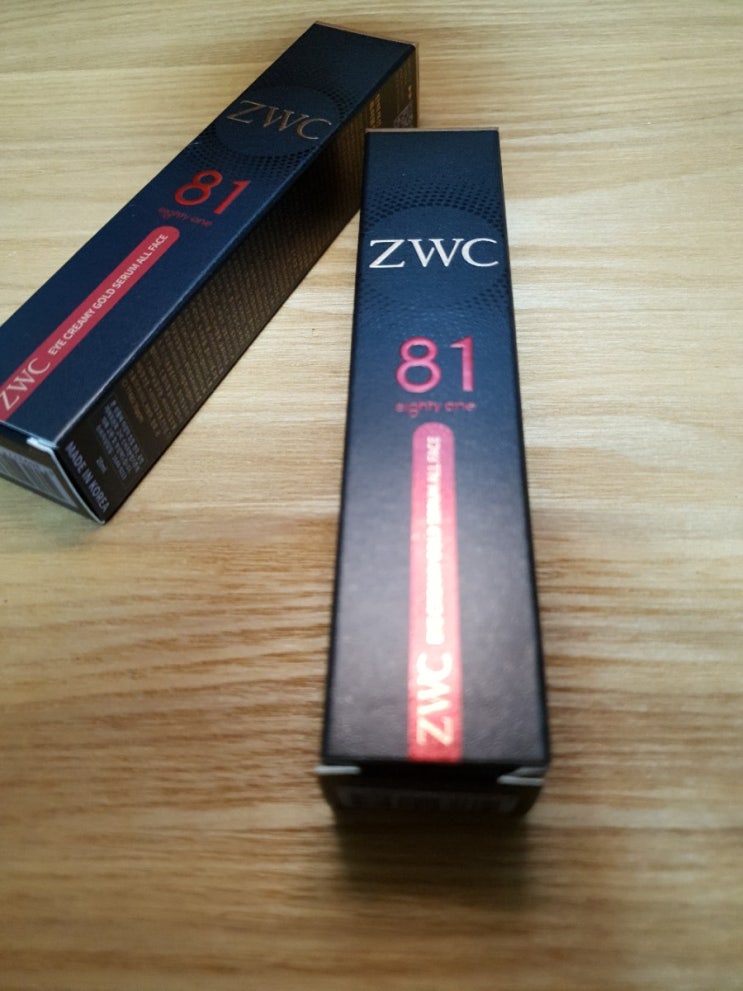  [체험] ZWC화장품 zwc 아이크리미 골드 세럼 올페이스 (김아중아이세럼)