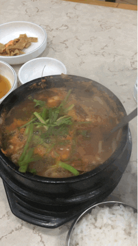  분당 오리역 뚱이네간장게장에서 뚝배기해물탕 먹고 힘내려구요!