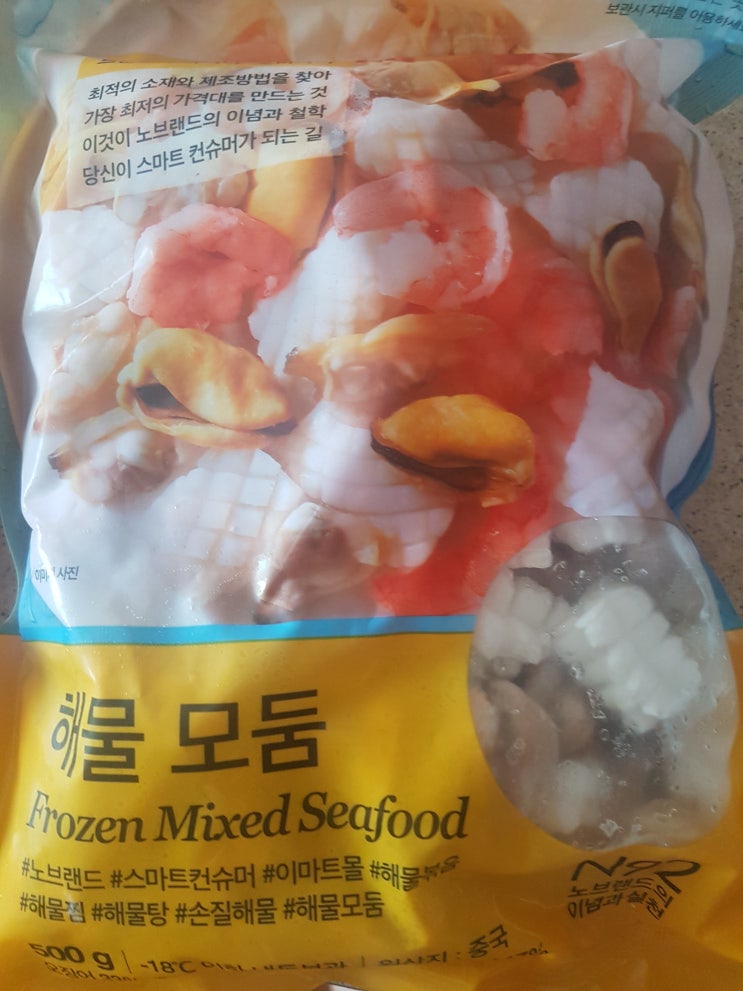  이마트 노브랜드 해물 모둠