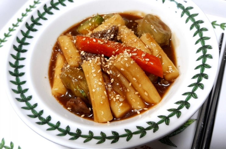  궁중떡볶이,소고기김밥 만들기