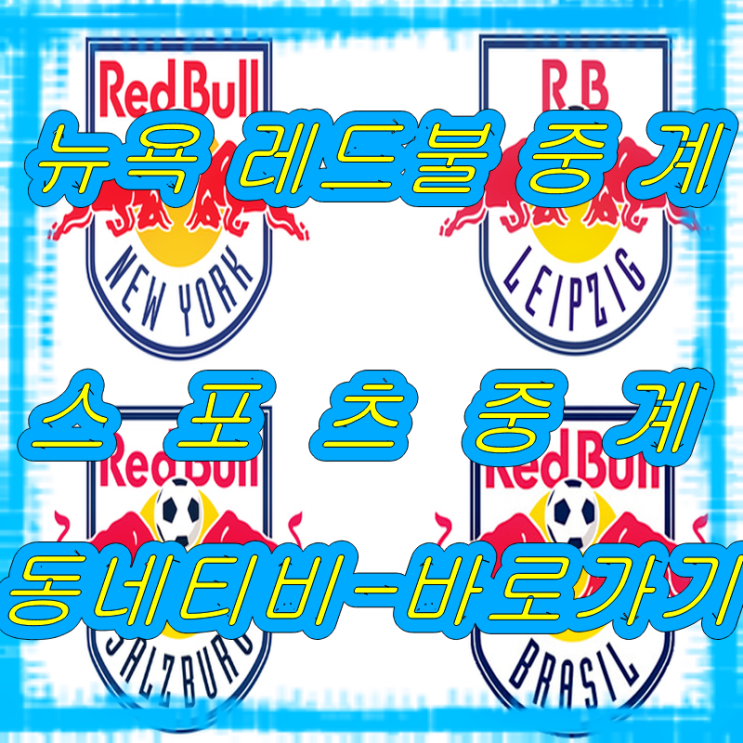  뉴욕 레드불스 중계는 어쩐지 미국프로축구에서 잘하는 모습을 보인다했다