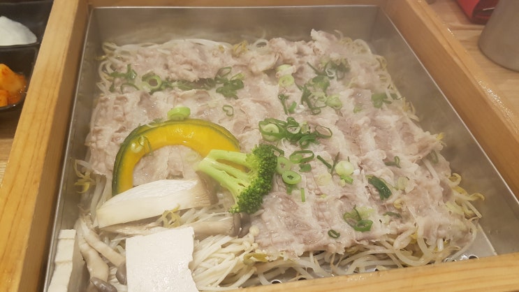  가든파이브맛집 소고기편백찜 런치세트 (도토리편백집)