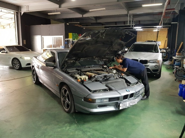  BMW 850i 벨트 + 블로우 모터 + 워셔액 모터 교환 = AUTO RS 모터스