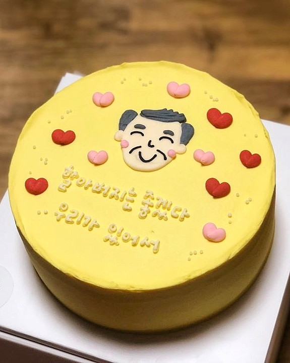  [진주 레터링 케이크] ::라니네 디저트:: 주문제작 케이크 후기