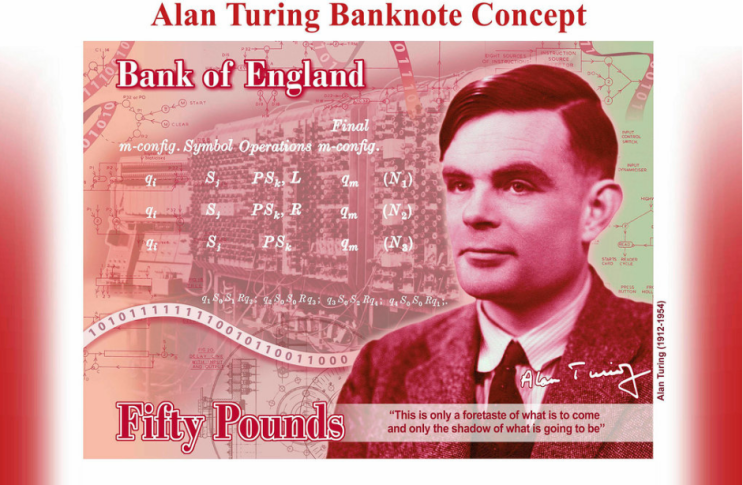 &lt;하양짱샘수학과외&gt;영국의 50 파운드 지폐 초상인물에 천재 수학자 앨런 튜링이 선정되었습니다.