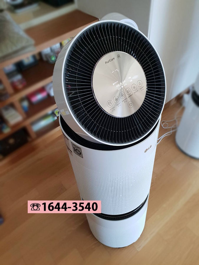  엘지전자공기청정기 색다른 디자인~
