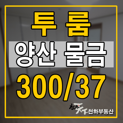  양산 투룸 물금신도시 풀옵션~!