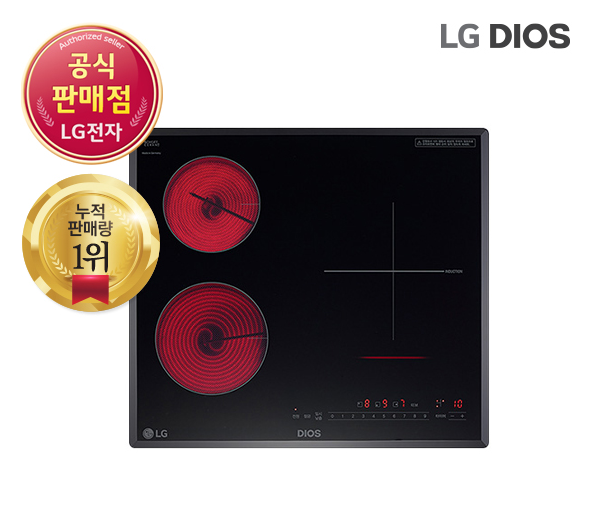  LG퓨리케어 BEH3GTR 디오스 하이브리드 전기레인지로 강하고 빠르게!
