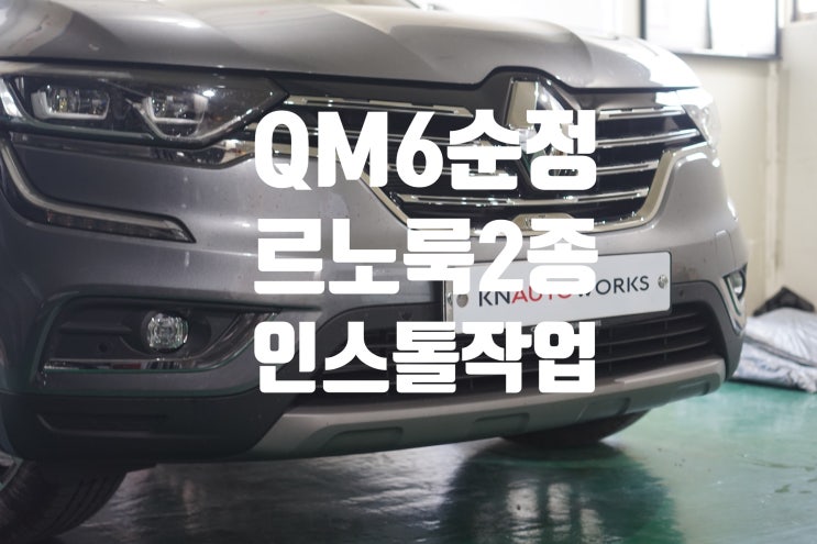  QM6 르노룩 2종 작업