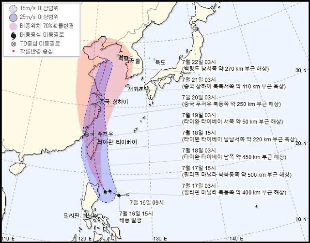  2019 태풍 다나스, 과거 매미, 볼라벤과 비교하니...