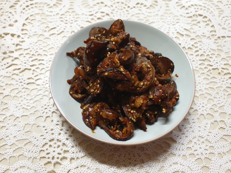  백종원 가지무침 꼬들꼬들한 식감이 살아있어 맛있답니다.*^^*