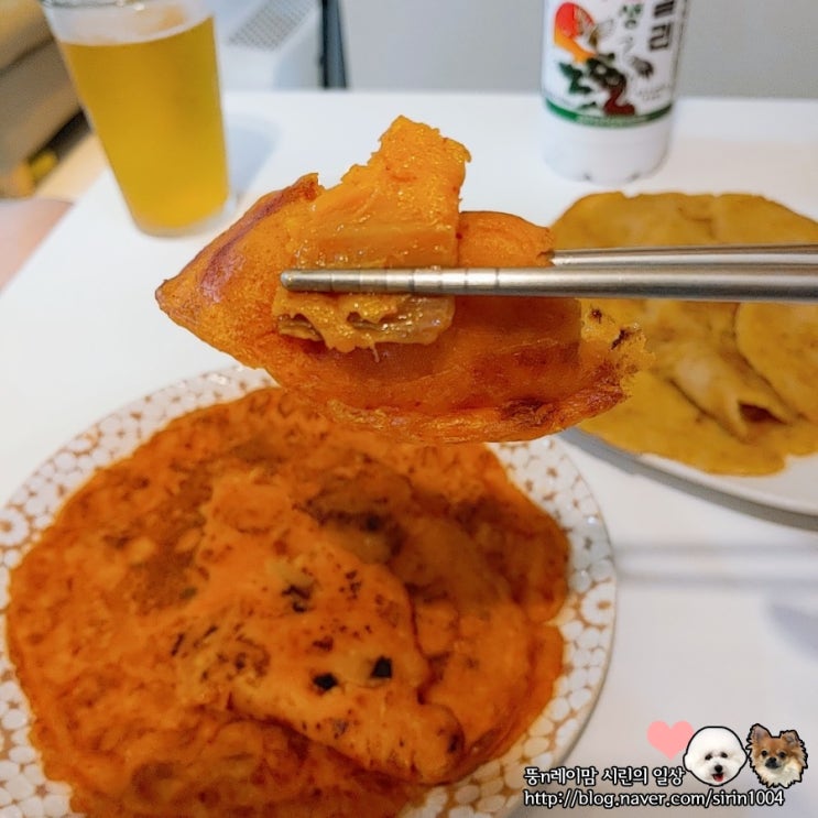 전참시5분김치전 - 비오는날김치전 컵전으로 간단하게