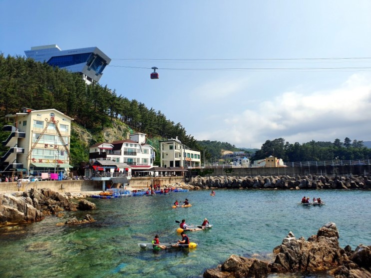 삼척 장호항 투명카누 한국의 나폴리