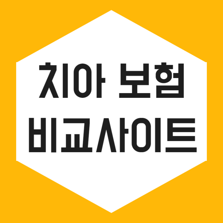 손해보험치아보험치아보험 개인별로 비교해주네요 ~