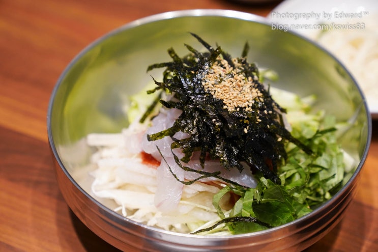  유성 온천 맛집 물회랑 소바 맛있는 자가제(구 도톰횟집)