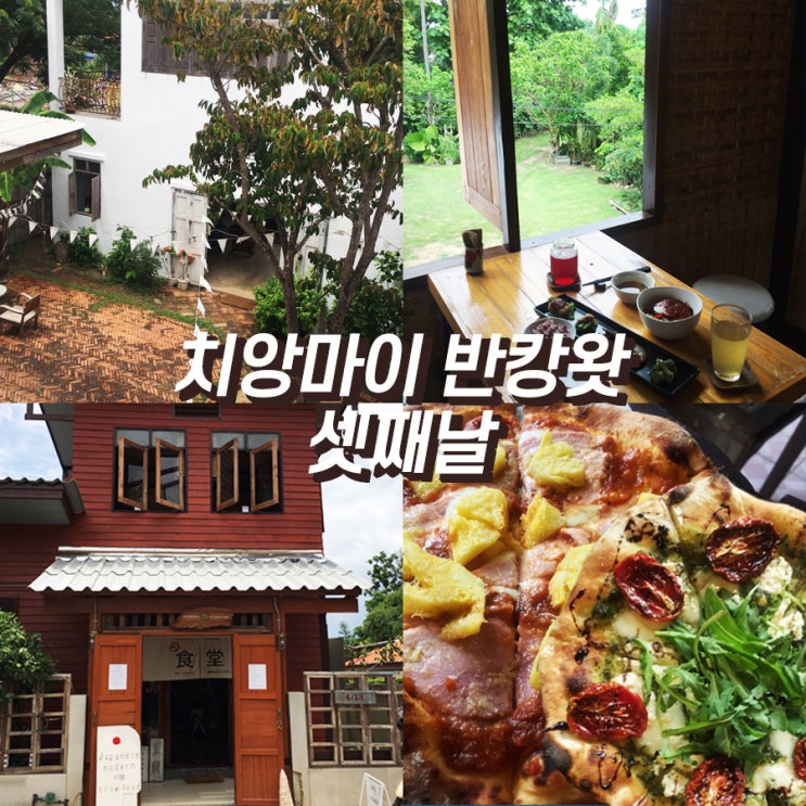  《태국 치앙마이 여행》 셋째날, 반캉왓, 인생피자, 채식식당