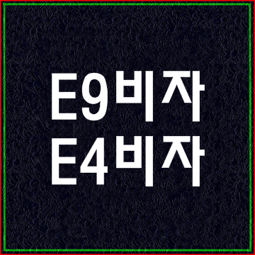  E9(비전문취업)비자와 E4(기술지도)비자의 관계