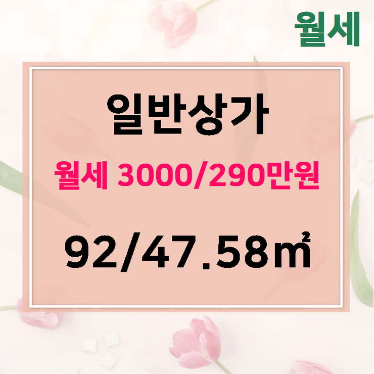 [청라지구 상가] 청라동 일반상가 월세 3000/290만원 92/47.58 [현대썬앤빌공인중개사사무소] 청라지구부동산매매/전세/월세,분양권전문