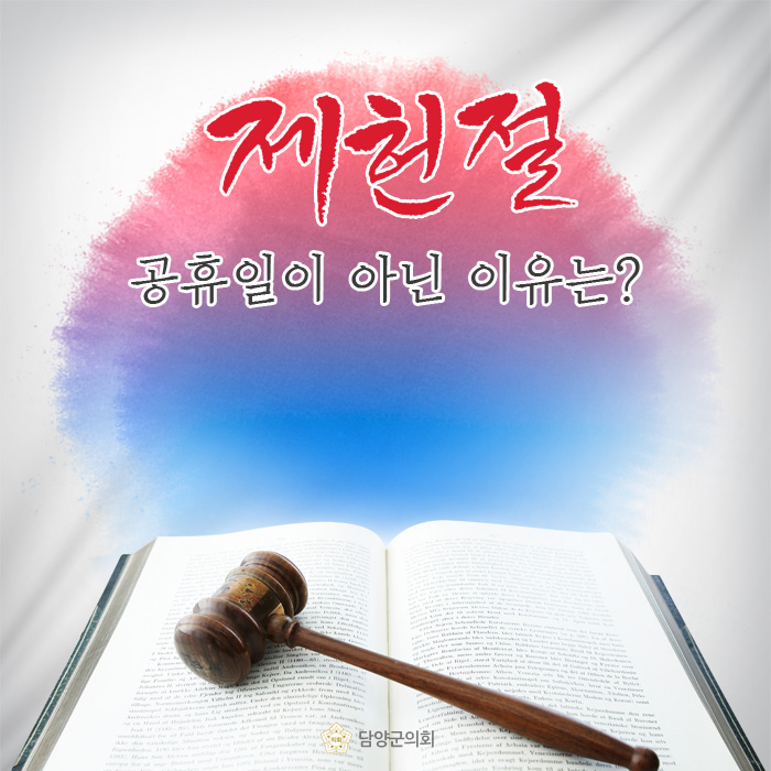  제헌절 공휴일에서 제외된 이유가 뭘까?