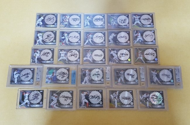  SCC 2018 KBO 리그 프리미엄 컬렉션 LG 트윈스 오토 카드 25종 All Collect