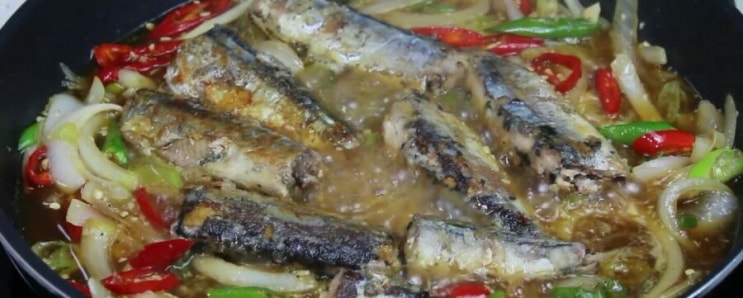  꽁치조림 만들기