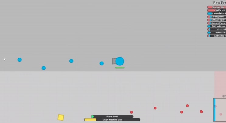  탱크키우기 게임하기  diep.io