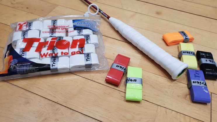  TRION PROFESSIONAL SPORTS GRIP TANDO(요넥스, 윌슨, 키모니만 좋은 그립이 아니다. 또 하나의 브랜드, 트라이온 탄도 그립)