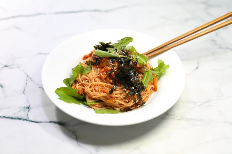  백종원 비빔국수 만드는 법, 새콤달콤 매콤 시원하게!