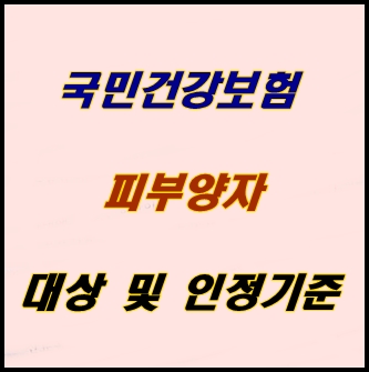  국민건강보험 피부양자 요건 및 대상(직장, 지역 가입자)